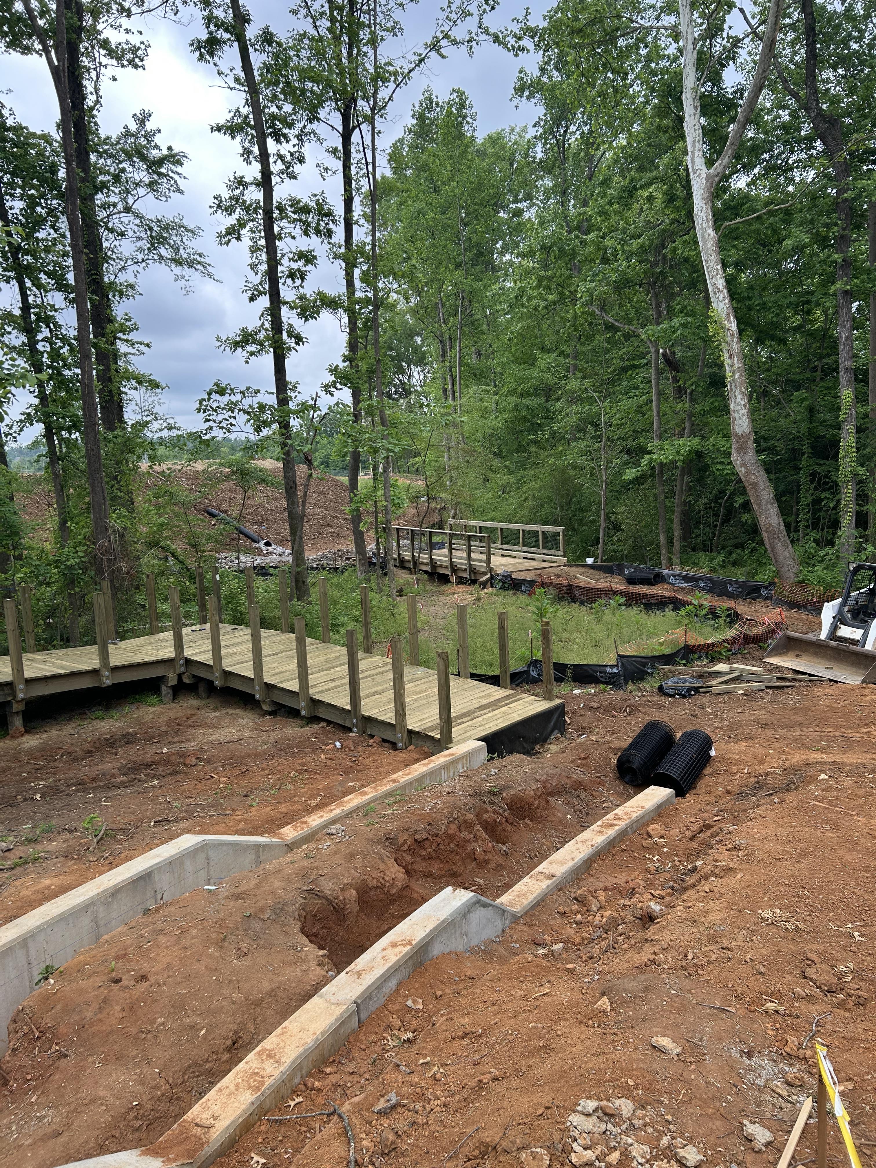 Ramseur Park Boardwalk Construction Ramseur Park Boardwalk Construction